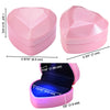 Yescom Engagement Ring Box with Light Heart Shaped