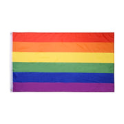 Yescom Rainbow Flag 3x5ft Poly Pride Peace Banner Image