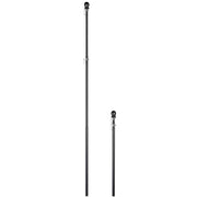 Yescom 6' American Aluminum Telescopic Flag Pole Set Black Image