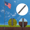 Yescom American Aluminum Sectional Flag Pole Set 30'