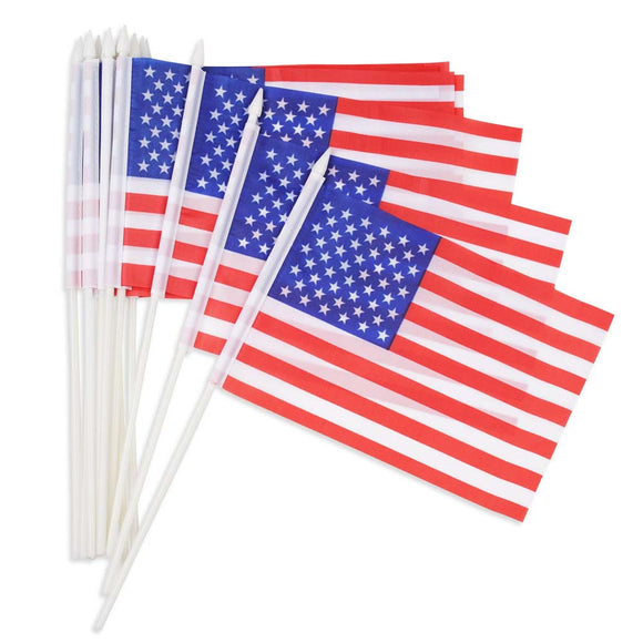 Yescom Small American Flag on Stick 8