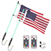 Yescom Whip Light for RZR UTV ATV 2ct/pack 3ft (Remote Control) Image