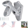 Yescom 2-Angle Flag Pole Wall Bracket for 1" Flag Pole