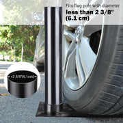 Yescom Portable Telescopic Tailgating Flagpoles Tire Mount Image