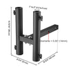 Yescom Hitch Mount Dual Flag Pole Holder for 2" Receiver(1"-2" Poles)