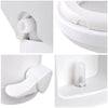 Yescom Foot Flush RV Gravity Flush Toilet High Profile HDPE Travel