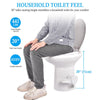 Yescom 20" RV Toilet Gravity Flush High Profile HDPE Travel