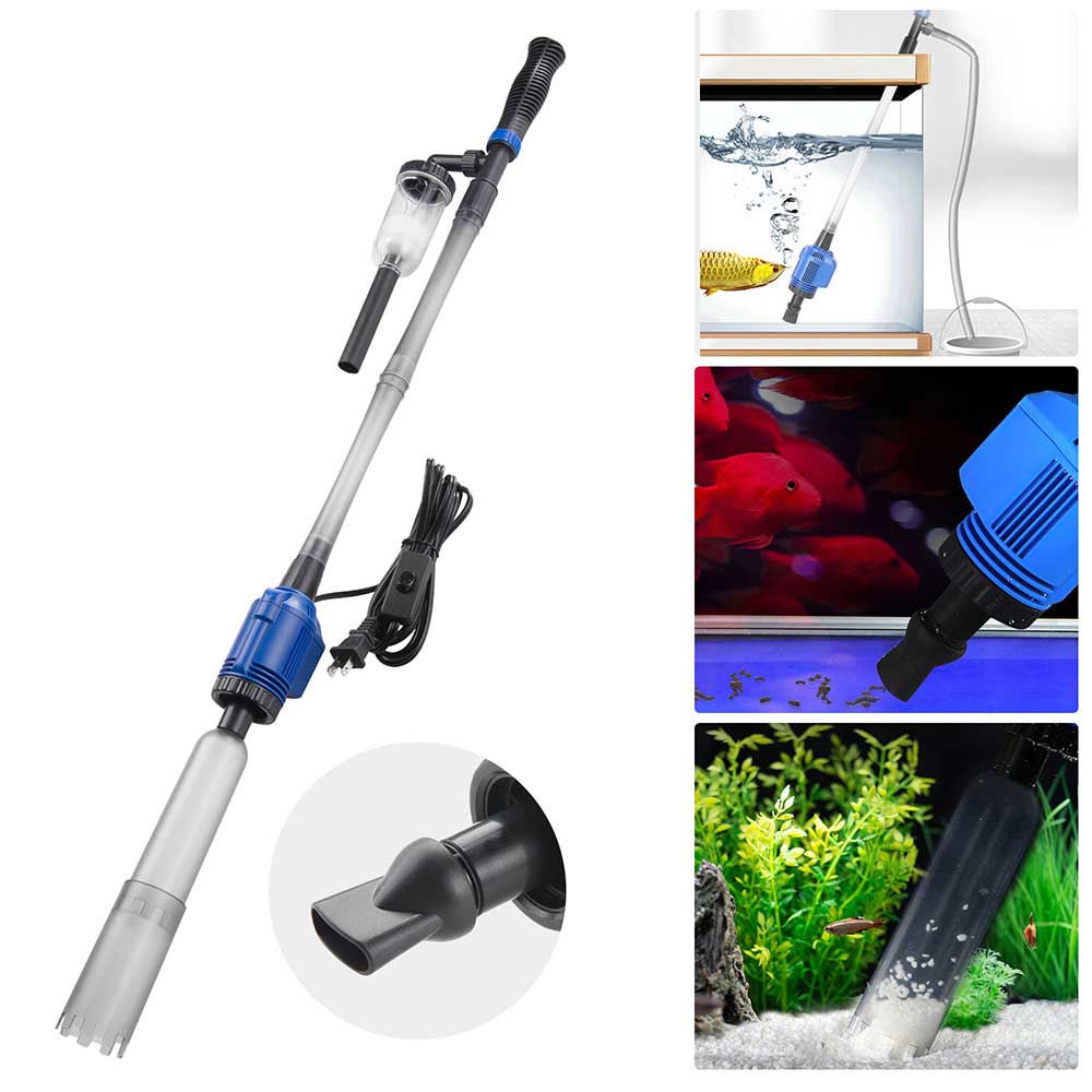 Yescom Electric Aquarium Vacuum Gravel Cleaner 3 in 1 Image