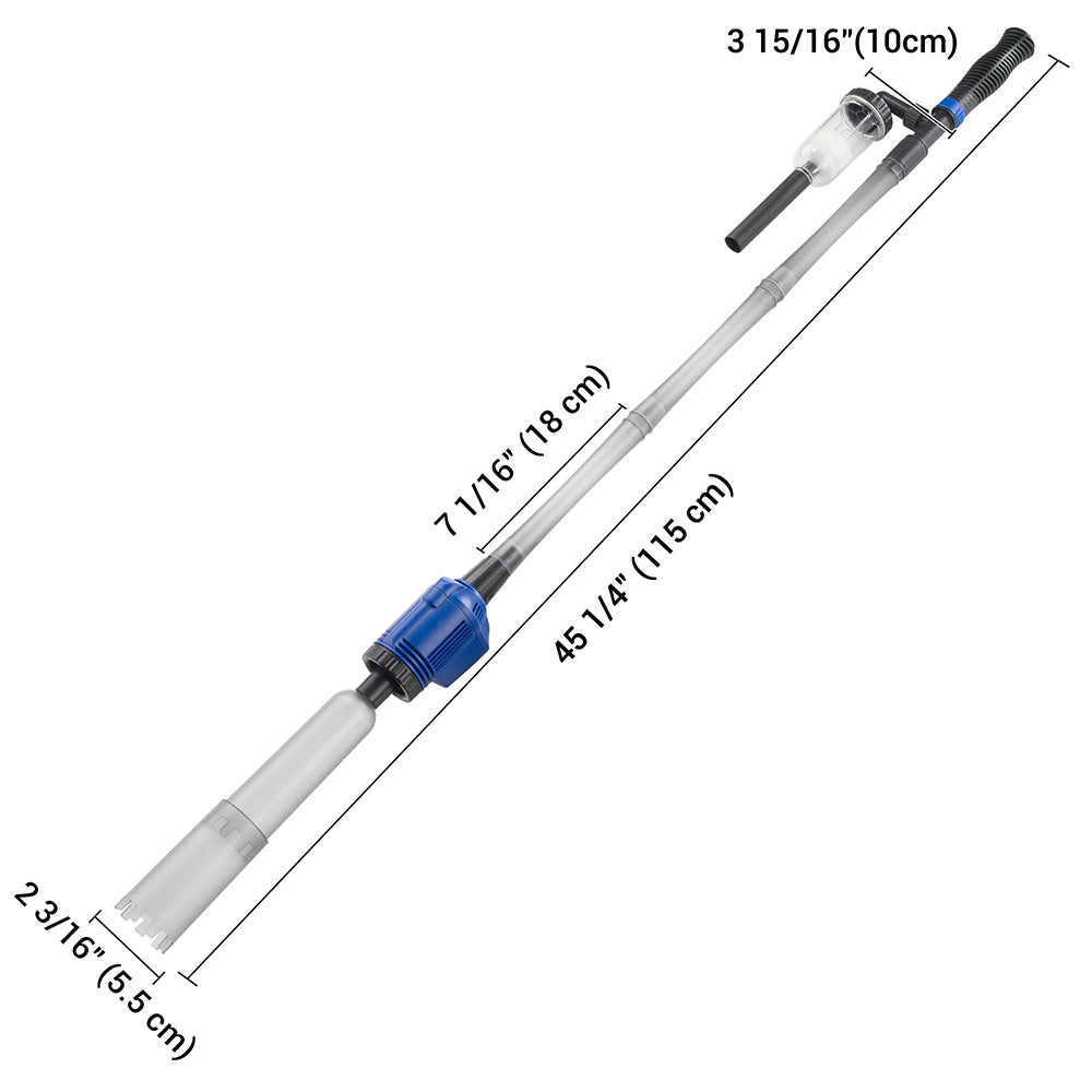 Yescom Electric Aquarium Vacuum Gravel Cleaner 3 in 1 Image