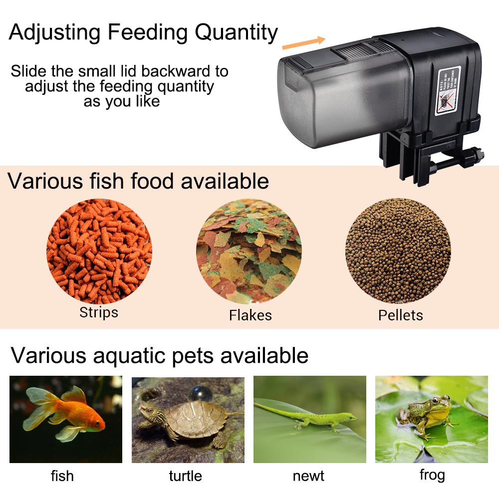 Yescom Wifi Auto Fish Feeder Alexa Google Home Image