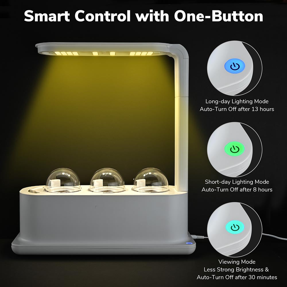 Yescom 40 Home Hydroponics Grow Lights 3 Seed Pods Image