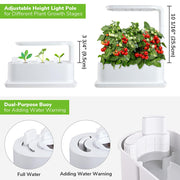 Yescom 40 Home Hydroponics Grow Lights 3 Seed Pods Image