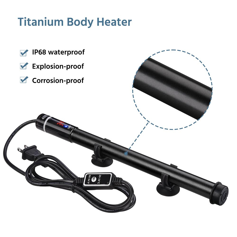 Yescom 400W Aquarium Heater for 75 Gallon Tank Image