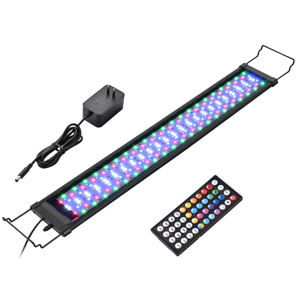 Yescom LED Aquarium Light with Timer RC RGBW 32-39" Image