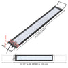 AquaBasik LED Aquarium Light with Timer RC RGBW 32-39"