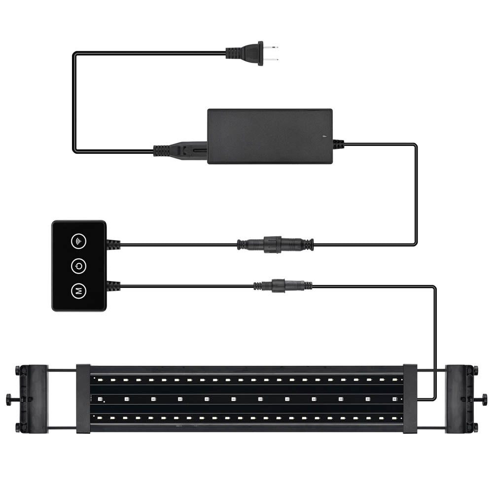 Yescom 24" Full Spectrum LED Aquarium Light APP WIFI for Plants & Fish Image