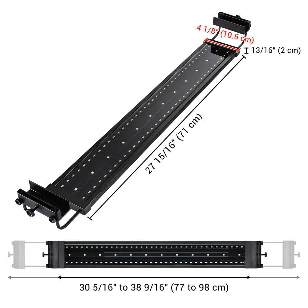 Yescom 36" Full Spectrum LED Aquarium Light APP WIFI for Plants & Fish Image