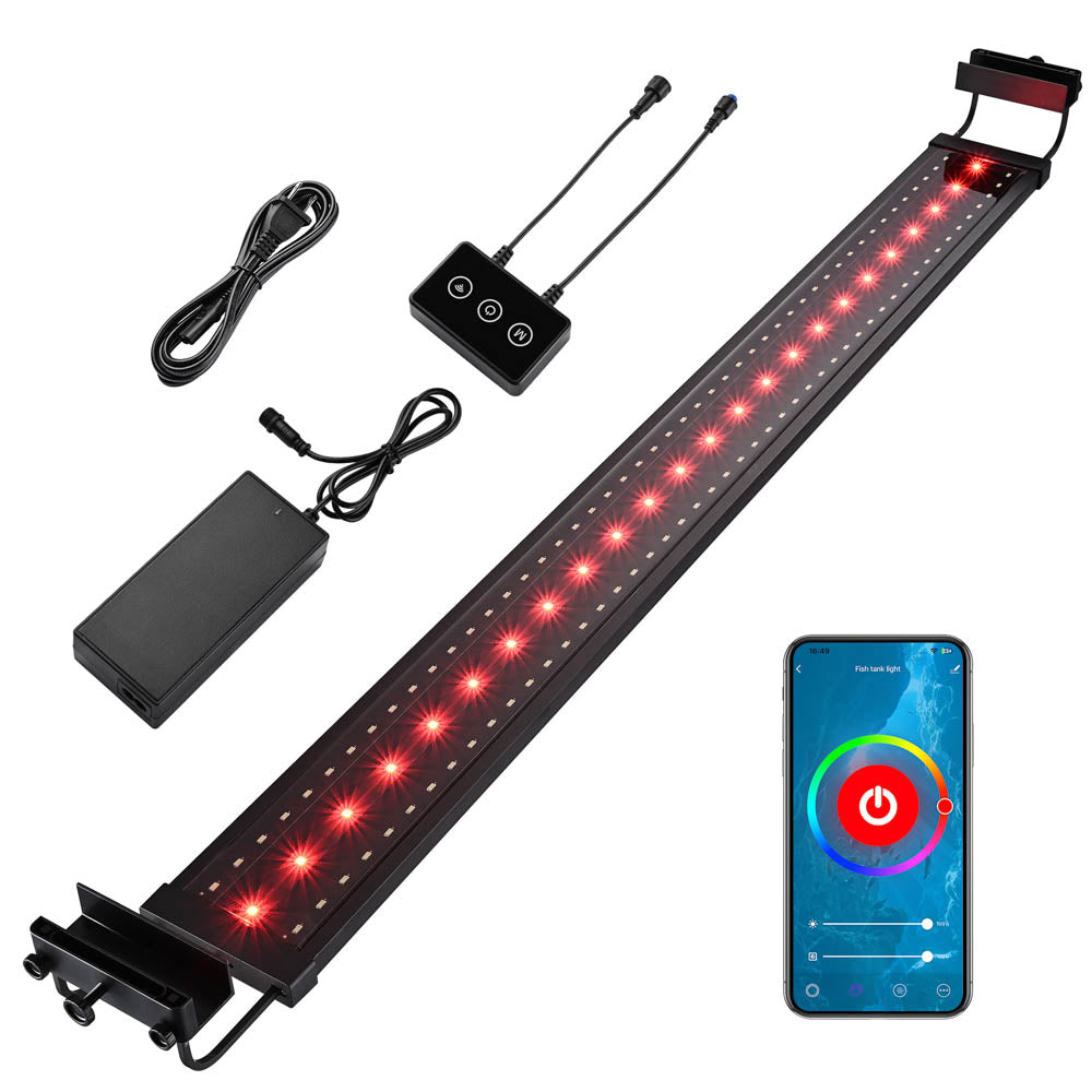 Yescom 48" Full Spectrum LED Aquarium Light APP WIFI for Plants & Fish Image