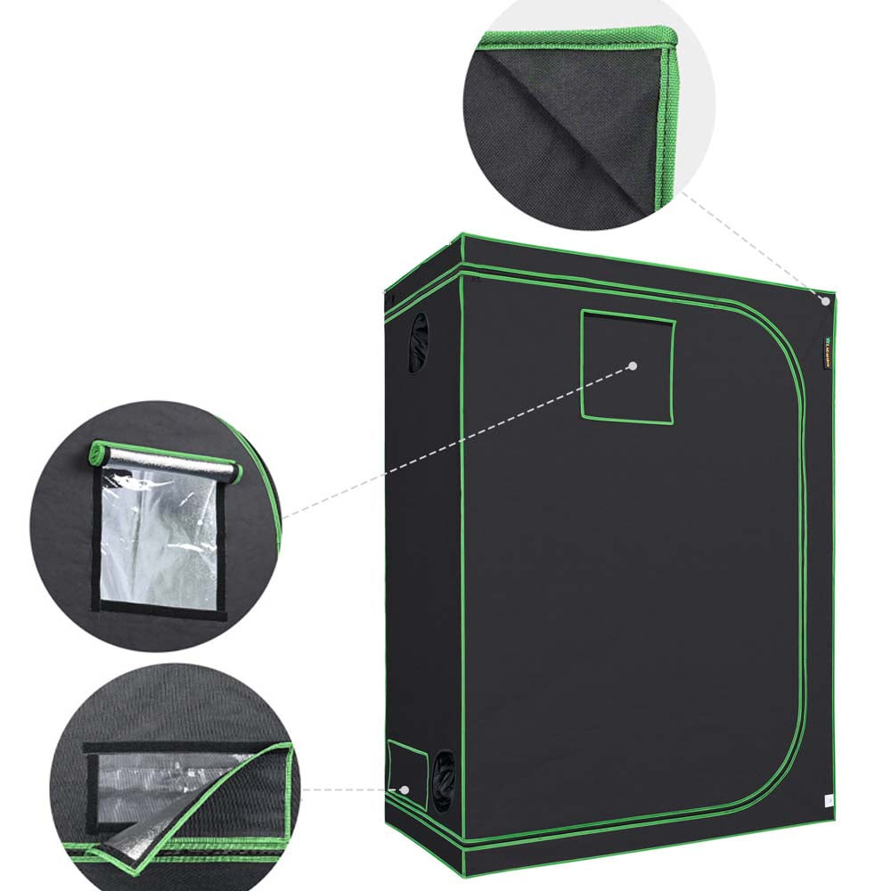 Yescom Grow Tent 60"x32"x80" Reflective Indoor Hydroponic Image