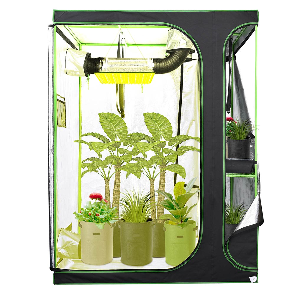 Yescom Grow Tent 60"x48"x80" 2in1 Hydroponic Grow Room Image