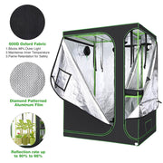 Yescom Grow Tent 60"x48"x80" 2in1 Hydroponic Grow Room Image