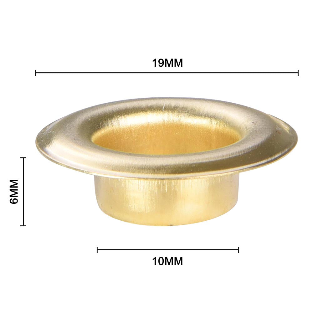 Yescom #2 Grommet 1000x 3/8" for Semi-Auto, Pneumatic & Full-Auto Machine Image