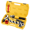 Yescom Hydraulic Tube Expander Pipe Expanding Tool 7Heads(3/8 to 1 1/8)