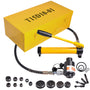 Yescom 15 Ton Hydraulic Punch Press w/ 10 Piece Tool Kit Yellow Image