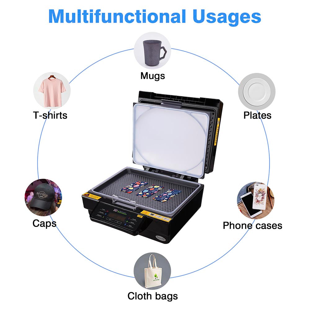 Yescom Multifunction 3D Vacuum Heat Transfer Press Machine Image