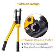 Yescom Hydraulic Cable Terminal Wire Crimping Tool 16-Ton 11pcs Image