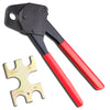 Yescom 1/2" Copper Pex Crimp Tool Ring Crimper w/ Gauge