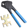 Yescom 1/2" Copper Pex Crimp Tool Ring Crimper w/ Gauge