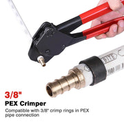 Yescom Pex Crimp Tool Ring Crimper w/ Gauge 3/8