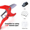 Yescom PEX Pipe Cutter for 1-5/8" PVC Tube & Rubber Hoses