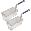 Yescom Commercial Deep Fryer Baskets with Handle & Front Hook 13x6x6in