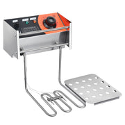 Yescom Electric Deep Fryer 24 L Comml. Countertop Dual-Tank Image