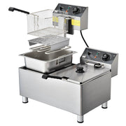 Yescom Commercial Deep Fryer Double Basket 220V 7200W Image