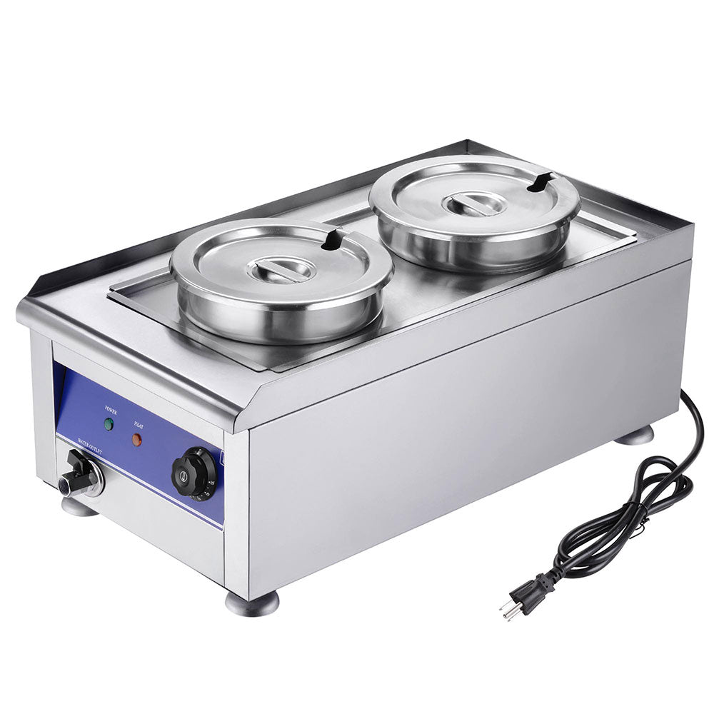 Yescom Food Warmer Water Bath Steam Table Stainless Steel Image