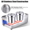 Yescom Food Warmer Water Bath Steam Table Stainless Steel