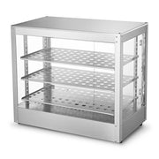 Yescom Pizza Food Warmer Commercial Countertop Display Case 3-Tier 27x15x24 Image