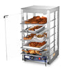 Yescom Pizza Food Warmer Commercial Countertop Display Case 5-Tier 15x15x28