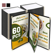 Yescom 60x Menu Covers 8.5x11 Restaurant Cafe 6 View Image