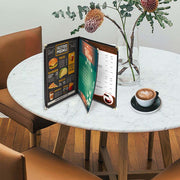 Yescom 30x Menu Covers Cafe Restaurant 6 View 8.5x14 Image