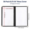 Yescom 30x Menu Covers Cafe Restaurant 6 View 8.5x14