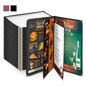 Yescom 20x Menu Covers Cafe Restaurant 8 View 8.5x14