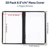 Yescom 20x Menu Covers Cafe Restaurant 8 View 8.5x14