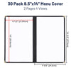 Yescom 30x Menu Covers Cafe Restaurant Double 8.5x14