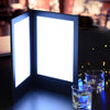 Yescom LED Back Lit Folded Menu Holder Dual Page 8.5x11in