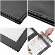 Yescom Personalized Menu Covers LED Menu Cover Dual Page 8.5x14in Image