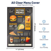 Yescom 30x Menu Covers Cafe Restaurant 2-View 11x17 Image